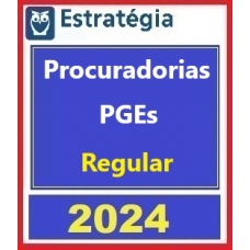 Procuradorias - PGEs (Procurador do Estado) (Estratégia 2024) Pacote Teórico (Regular)